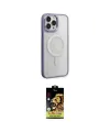 ieg™ iPhone 15 Pro Kılıf Yankı Işık Özel Seri - Siyah Buffer Cam Ekran Koruyucu