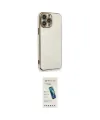 ieg™ iPhone 15 Pro Kılıf Yankı Serisi - Şeffaf Pasifik Cam Ekran Koruyucu