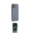 ieg™ iPhone 15 Pro Kılıf Yankı Serisi - Siyah 360 Mat Full Body Arka Koruyucu