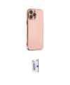 ieg™ iPhone 15 Pro Kılıf Yankı Serisi - Siyah Bilvis 0.18mm Plus Cam Ekran Koruyucu