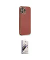 ieg™ iPhone 15 Pro Kılıf Yankı Serisi - Siyah Bilvis 3D Mat Cam Ekran Koruyucu