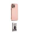 ieg™ iPhone 15 Pro Kılıf Yankı Serisi - Siyah Bilvis Hayalet Cam Ekran Koruyucu