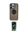 ieg™ iPhone 15 Pro Kılıf Yörünge Çizgi - Şeffaf 360 Full Body Arka Koruyucu
