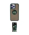 ieg™ iPhone 15 Pro Kılıf Yörünge Çizgi - Şeffaf 360 Full Body Arka Koruyucu