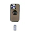 ieg™ iPhone 15 Pro Kılıf Yörünge Çizgi - Siyah Joko Magic 5D Cam