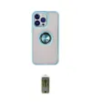 ieg™ iPhone 15 Pro Kılıf Yörünge Çizgi - Siyah Joko Magic 5D Hayalet Cam