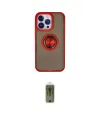ieg™ iPhone 15 Pro Kılıf Yörünge Çizgi - Siyah Joko Magic 5D Hayalet Cam