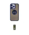 ieg™ iPhone 15 Pro Kılıf Yörünge Çizgi - Siyah Joko Magic 5D Hayalet Cam