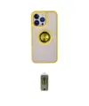 ieg™ iPhone 15 Pro Kılıf Yörünge Çizgi - Siyah Joko Magic 5D Hayalet Cam