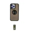 ieg™ iPhone 15 Pro Kılıf Yörünge Çizgi - Siyah Joko Magic 5D Hayalet Cam