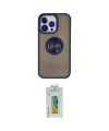ieg™ iPhone 15 Pro Kılıf Yörünge Çizgi - Siyah Polymer Nano Ekran Koruyucu