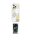 ieg™ iPhone 15 Pro Kılıf Yörünge Işık Prime - Şeffaf 360 Full Body Arka Koruyucu