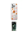 ieg™ iPhone 15 Pro Kılıf Yörünge Işık Prime - Şeffaf 360 Full Body Arka Koruyucu