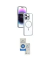 ieg™ iPhone 15 Pro Kılıf Yörünge Klasik - Şeffaf Royal Nano Ekran Koruyucu