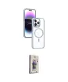 ieg™ iPhone 15 Pro Kılıf Yörünge Klasik - Siyah Bilvis 3D Cam Ekran Koruyucu