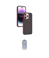 ieg™ iPhone 15 Pro Kılıf Yörünge Klasik - Siyah Joko Magic 5D Cam