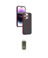 ieg™ iPhone 15 Pro Kılıf Yörünge Klasik - Siyah Joko Magic 5D Hayalet Cam