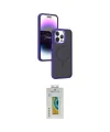 ieg™ iPhone 15 Pro Kılıf Yörünge Klasik - Siyah Polymer Nano Ekran Koruyucu
