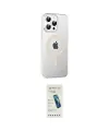 ieg™ iPhone 15 Pro Kılıf Yörünge Koleksiyonu - Şeffaf Pasifik Cam Ekran Koruyucu