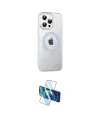 ieg™ iPhone 15 Pro Kılıf Yörünge Koleksiyonu - Siyah 3D Antistatik Cam Ekran Koruyucu