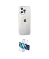 ieg™ iPhone 15 Pro Kılıf Yörünge Koleksiyonu - Siyah 3D Antistatik Cam Ekran Koruyucu