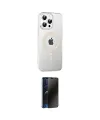 ieg™ iPhone 15 Pro Kılıf Yörünge Koleksiyonu - Siyah 3D Antistatik Hayalet Cam Ekran Koruyucu