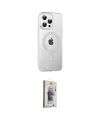ieg™ iPhone 15 Pro Kılıf Yörünge Koleksiyonu - Siyah Bilvis 3D Cam Ekran Koruyucu