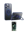 ieg™ iPhone 15 Pro Kılıf Zirve Çizgi Prime - Şeffaf 360 Full Body Arka Koruyucu
