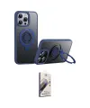 ieg™ iPhone 15 Pro Kılıf Zirve Çizgi Prime - Siyah Bilvis 3D Mat Cam Ekran Koruyucu