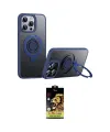 ieg™ iPhone 15 Pro Kılıf Zirve Çizgi Prime - Siyah Buffer Cam Ekran Koruyucu