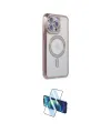 ieg™ iPhone 15 Pro Kılıf Zirve Doku Prime - Siyah 3D Antistatik Cam Ekran Koruyucu