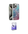 ieg™ iPhone 15 Pro Kılıf Zirve Modern Prime - Siyah Bilvis 5in1 5D Magic Hayalet Cam Ekran Koruyucu