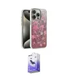 ieg™ iPhone 15 Pro Kılıf Zirve Modern Prime - Siyah Bilvis 5in1 5D Magic Hayalet Cam Ekran Koruyucu