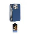 ieg™ iPhone 15 Pro Kılıf Zirve Modern Prime - Siyah Buffer Hayalet Cam Ekran Koruyucu