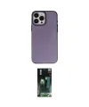ieg™ iPhone 15 Pro Max Kılıf Ahenk Çizgi Prime - Şeffaf 360 Full Body Arka Koruyucu