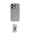 ieg™ iPhone 15 Pro Max Kılıf Ahenk Çizgi Prime - Siyah Bilvis 3D Cam Ekran Koruyucu