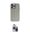 ieg™ iPhone 15 Pro Max Kılıf Ahenk Çizgi Prime - Siyah Vanessa Magic Hayalet Cam