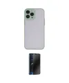 ieg™ iPhone 15 Pro Max Kılıf Ahenk Çizgi Serisi - Siyah 3D Antistatik Hayalet Cam Ekran Koruyucu