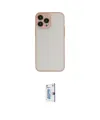 ieg™ iPhone 15 Pro Max Kılıf Ahenk Çizgi Serisi - Siyah Bilvis 0.18mm Plus Cam Ekran Koruyucu