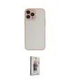 ieg™ iPhone 15 Pro Max Kılıf Ahenk Çizgi Serisi - Siyah Bilvis 3D Cam Ekran Koruyucu
