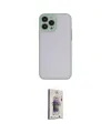 ieg™ iPhone 15 Pro Max Kılıf Ahenk Çizgi Serisi - Siyah Bilvis 3D Cam Ekran Koruyucu