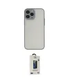 ieg™ iPhone 15 Pro Max Kılıf Ahenk Çizgi Serisi - Siyah Bilvis Hayalet Cam Ekran Koruyucu