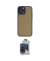 ieg™ iPhone 15 Pro Max Kılıf Ahenk Çizgi Serisi - Siyah Vanessa Magic Cam
