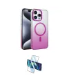 ieg™ iPhone 15 Pro Max Kılıf Ahenk Doku Özel Seri - Siyah 3D Antistatik Seramik Nano Ekran Koruyucu