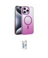 ieg™ iPhone 15 Pro Max Kılıf Ahenk Doku Özel Seri - Siyah Bilvis 0.18mm Plus Cam Ekran Koruyucu