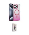 ieg™ iPhone 15 Pro Max Kılıf Ahenk Doku Özel Seri - Siyah Bilvis 3D Cam Ekran Koruyucu