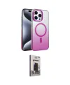 ieg™ iPhone 15 Pro Max Kılıf Ahenk Doku Özel Seri - Siyah Bilvis Hayalet Cam Ekran Koruyucu