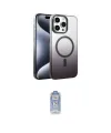 ieg™ iPhone 15 Pro Max Kılıf Ahenk Doku Özel Seri - Siyah Joko Magic 5D Cam