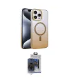 ieg™ iPhone 15 Pro Max Kılıf Ahenk Doku Özel Seri - Siyah Vanessa Magic Cam