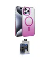 ieg™ iPhone 15 Pro Max Kılıf Ahenk Doku Özel Seri - Siyah Vanessa Magic Cam